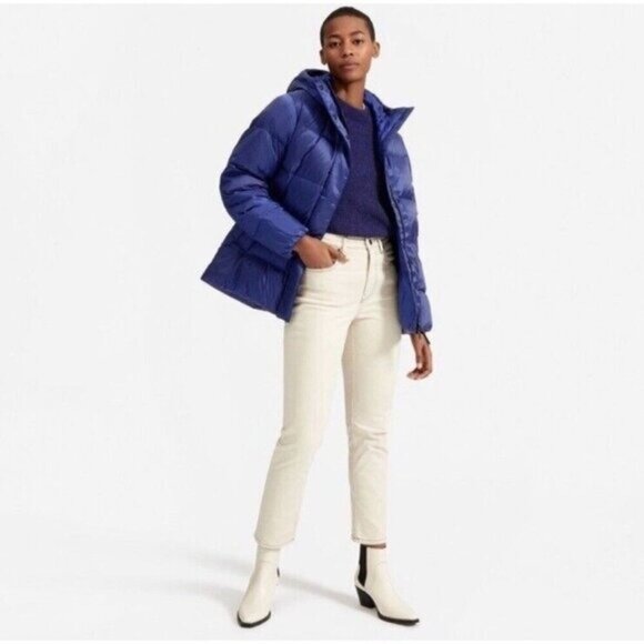 Everlane The Re:Down Puffy Puff Jacket ~ Small ~ Cobalt Blue - Picture 14 of 14